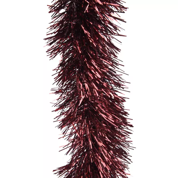 Guirnalda de Navidad (D10 cm) Alpine XL Burdeos