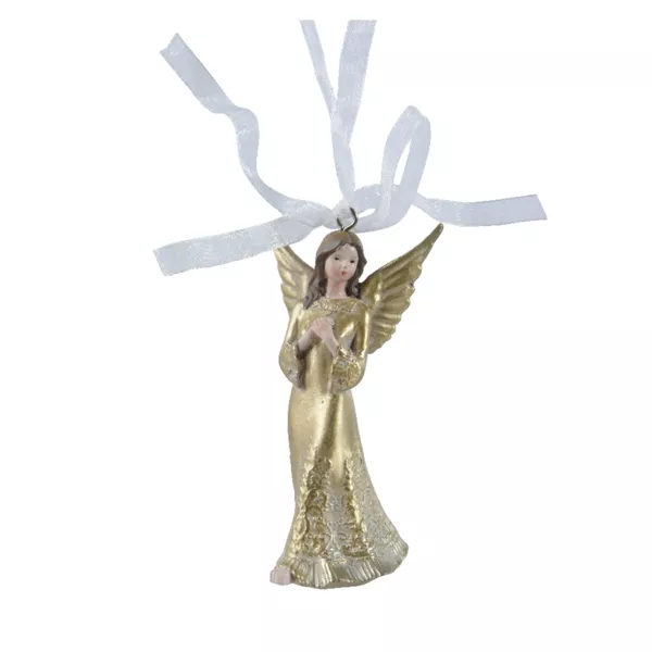 Ángel de Navidad para colgar (H9 cm) Santa Madelaine Oro