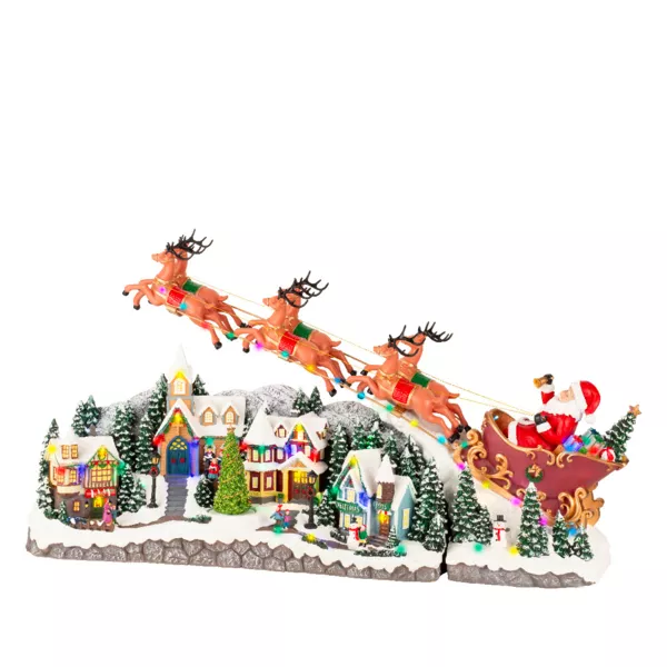 Julelandsby med lys og musik, Julemandens slde