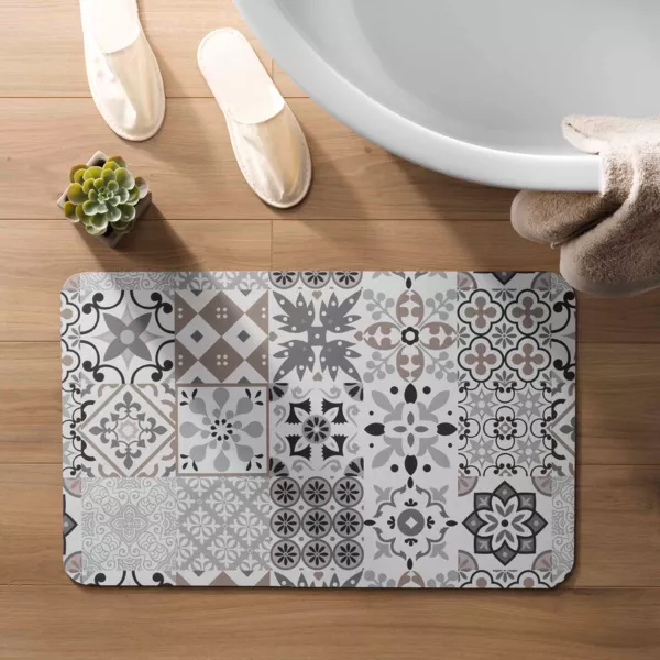 Tapis de bain antidérapant (50 x 80 cm) Salou Gris