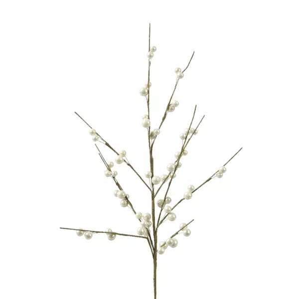 Tak met bessen (H55 cm) Laponie Metallic Pearl