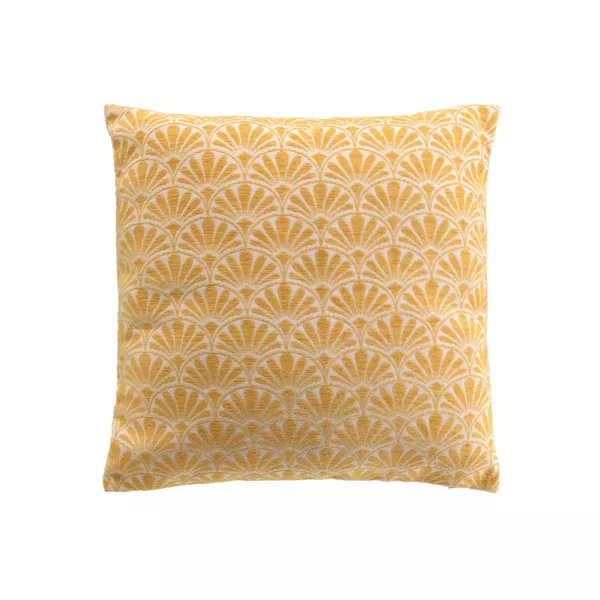 Housse de coussin carrée (40 x 40 cm) Echo Jaune ocre