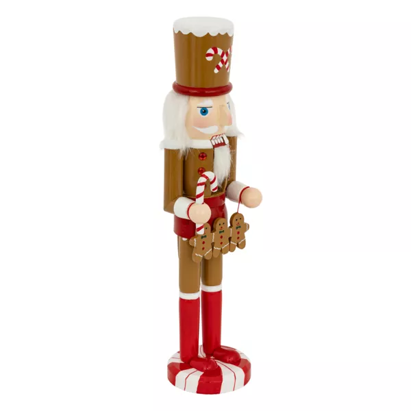 Soldado Cascanueces de madera (H38 cm) Pan de especias