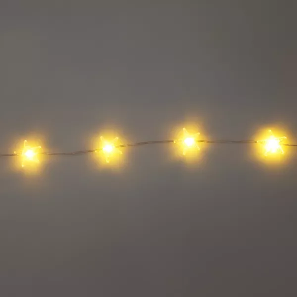 Guirlande lumineuse 100 LED (12,90 m) Star Blanc chaud