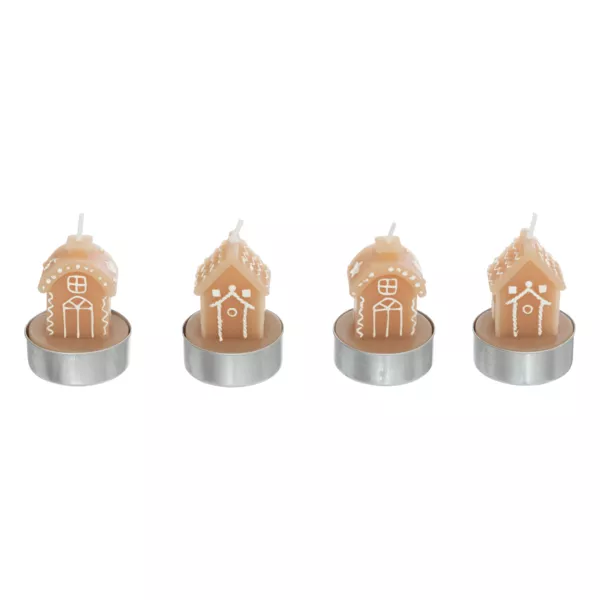 St af 4 lys (H6 cm) Landsbyhuse