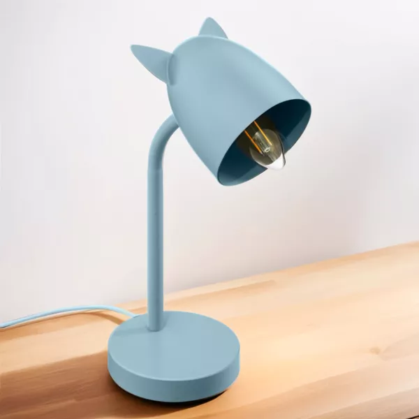 Lámpara de mesa para niño (H31 cm) Oreilles Azul