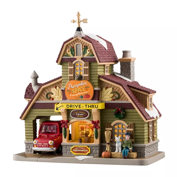 Village de Navidad Lemax luminoso Caf� Pumpkin Spice
