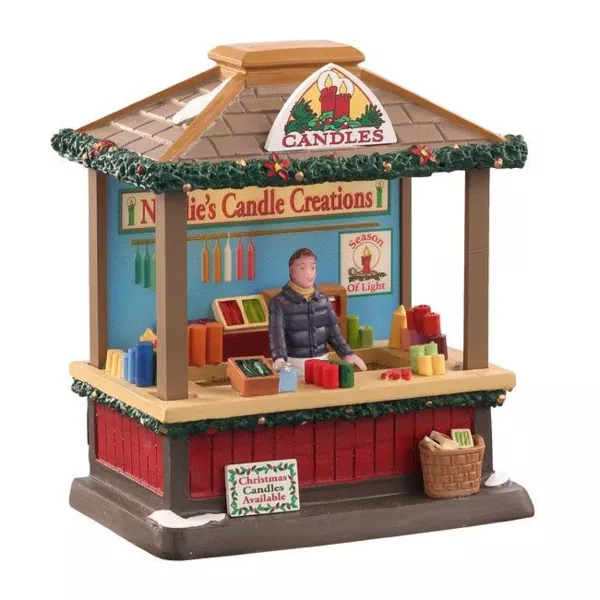 Lemax Kerstdorp met verlichting Kaarsenwinkel