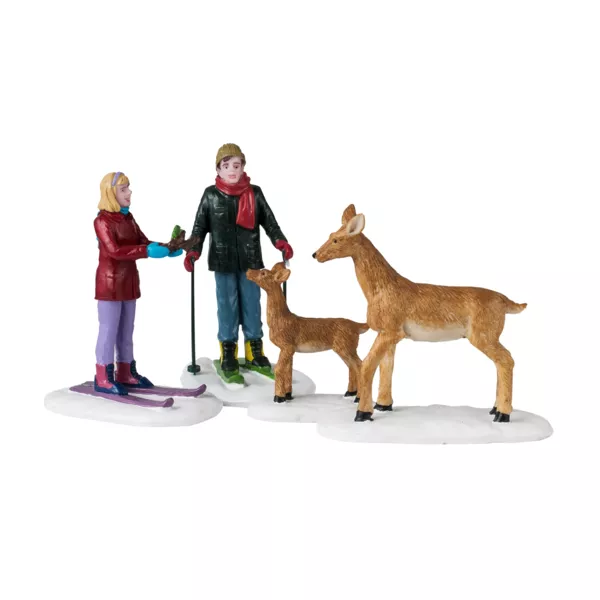 Personnages Lemax Amis des animaux sauvages