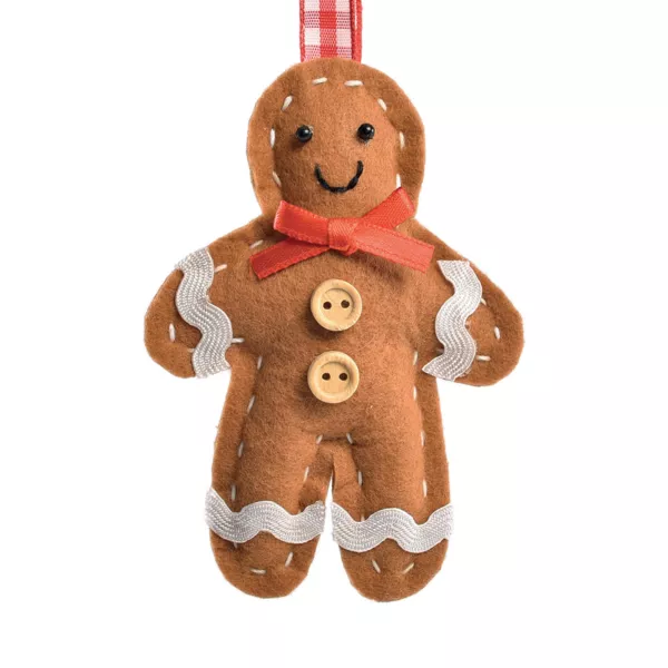 Lebkuchen zum Aufhngen (H7 cm) Knoten und kleiner Knopf