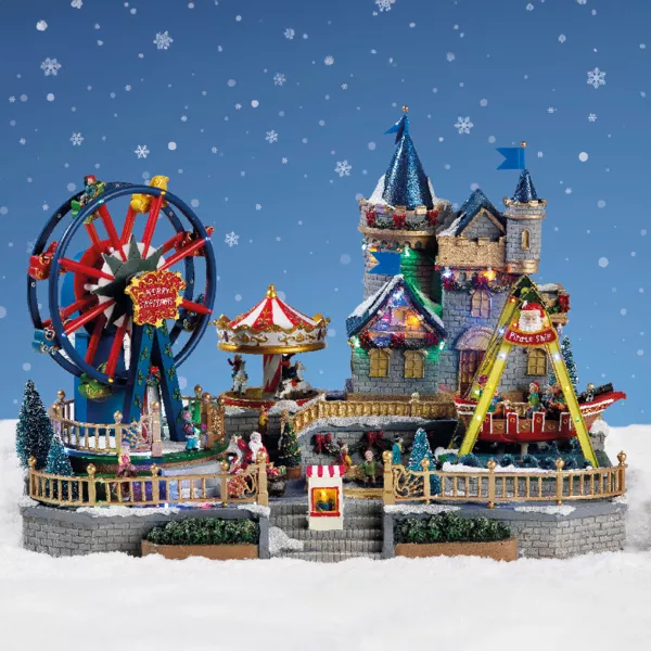 Village de Noël lumineux et musical Fête Foraine