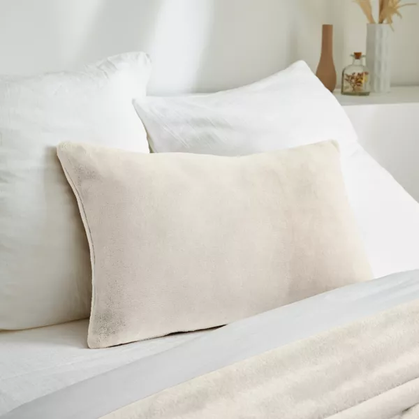 Kussenhoes rechthoekig flanel (40 x 60 cm) Didou Beige