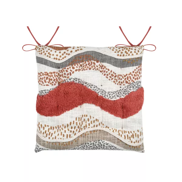 Coussin de chaise carré coton (38 x 38 cm) Aswan Multicolore