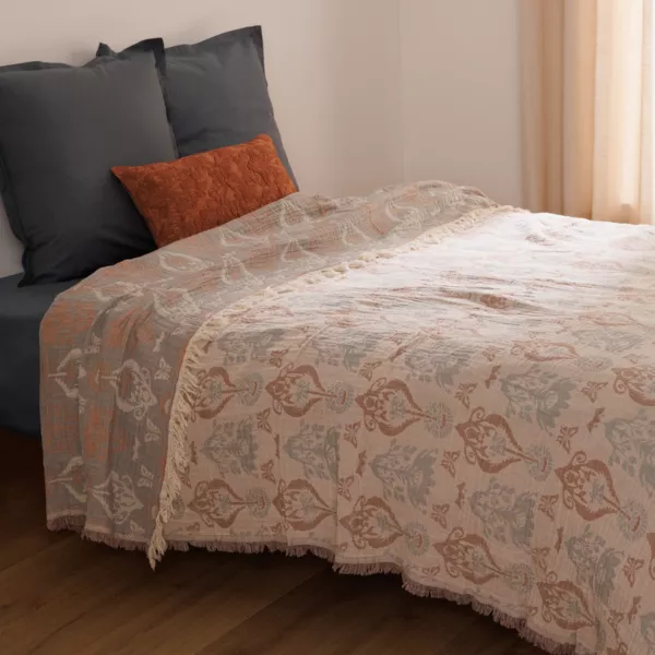 Cubrecama algodón (240 x 260 cm) Mirohia Azul