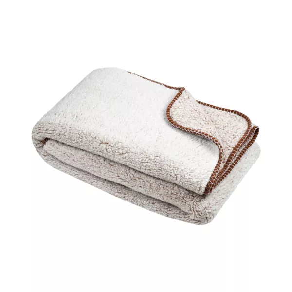 Kuscheldecke aus Kunstfell (130 x 160 cm) Winston Beige