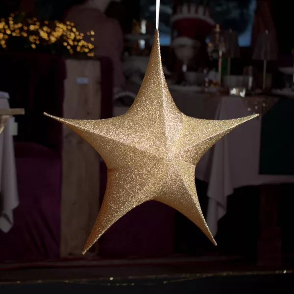 Kerstster om op te hangen (D180 cm) Christmas Or