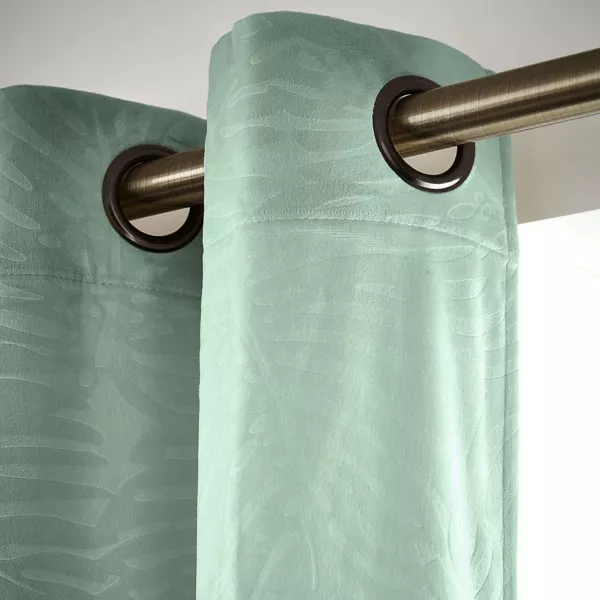 Tenda oscurante velluto (140 x 240 cm) Fern Verde salvia