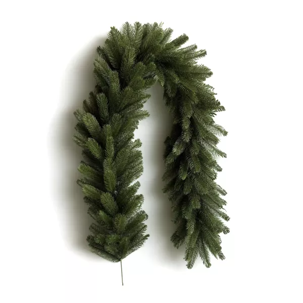 Guirlande de sapin (180 cm - D25) Utah Luxe Vert