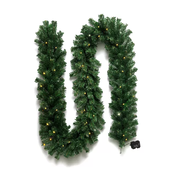 Guirnalda de ramas artificiales con luces Imperial D25 cm Blanco cálido