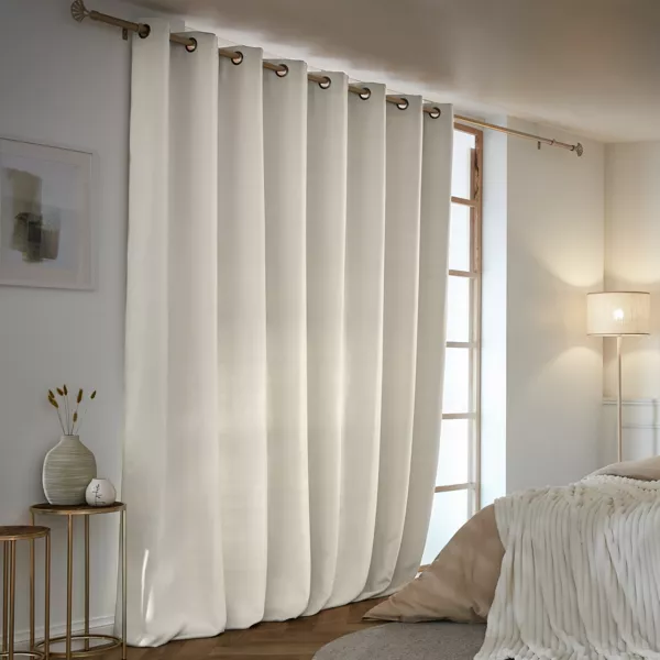 Thermisch verduisteringsgordijn (280 x 260 cm) Calore Beige