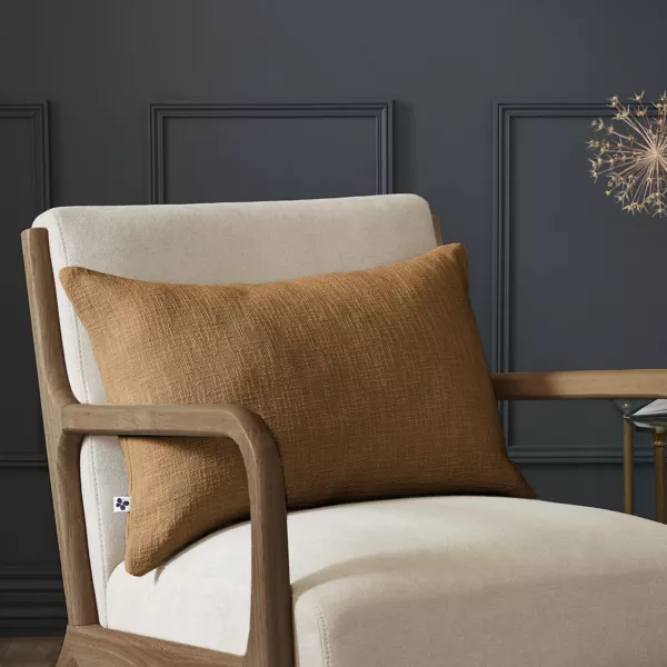 Cojín rectangular algodón (40 x 60 cm) Sixtine Camel