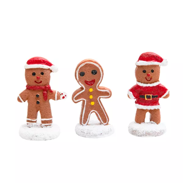 Peberkagefigurer (H5 cm) Julesmkager