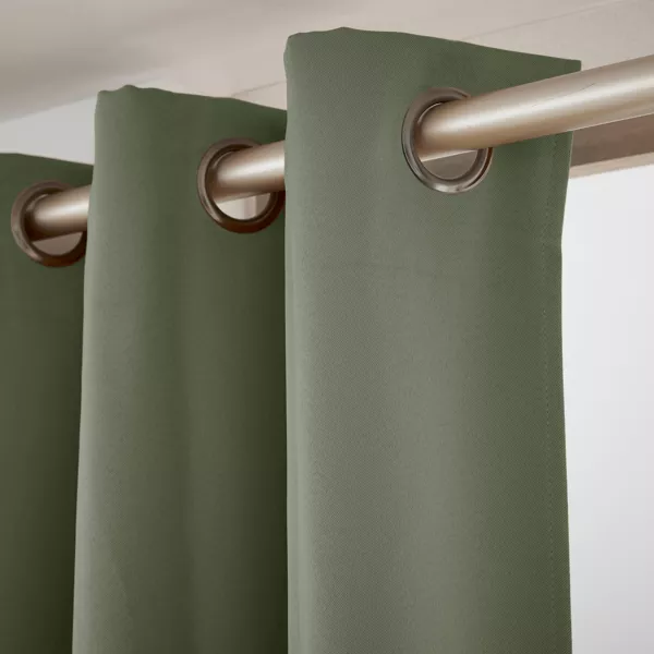 Rideau obscurcissant (140 x 180 cm) Dark Vert kaki