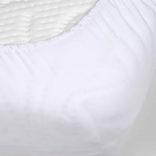 Protège-matelas alèse molleton imperméable (90 x 190 cm) Serena Blanc