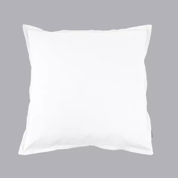 Kussensloop vierkant percal katoen (65 x 65 cm) Cali Wit