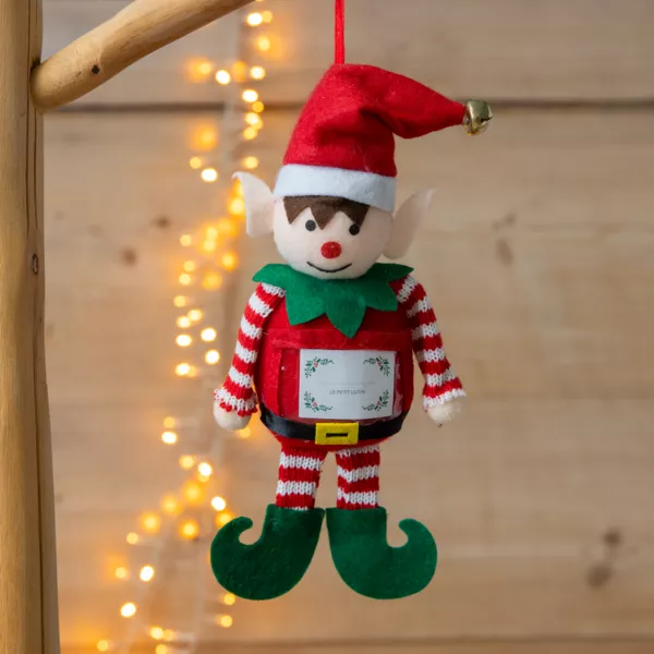 Lutin farceur à suspendre (H20 cm) Garçon Mignon
