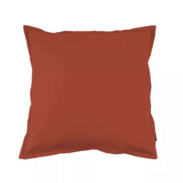 Kussensloop vierkant percal katoen (65 x 65 cm) Cali Terracotta