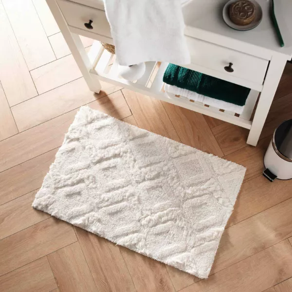 Badmat (80 cm) Ikatis Wit