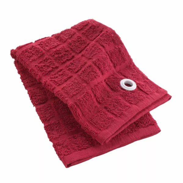 Essuie-main coton (50 x 50 cm) Cerisette Rouge