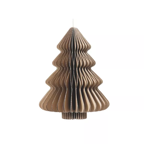 Árbol de papel para colgar (H15 cm) Cierre Magnético Marrón