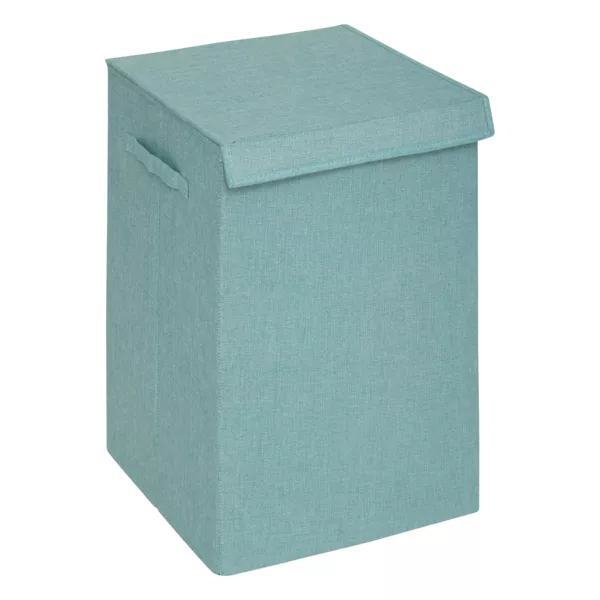 Wasmand met scheider (H60 cm) Kleuren Arctisch Blauw