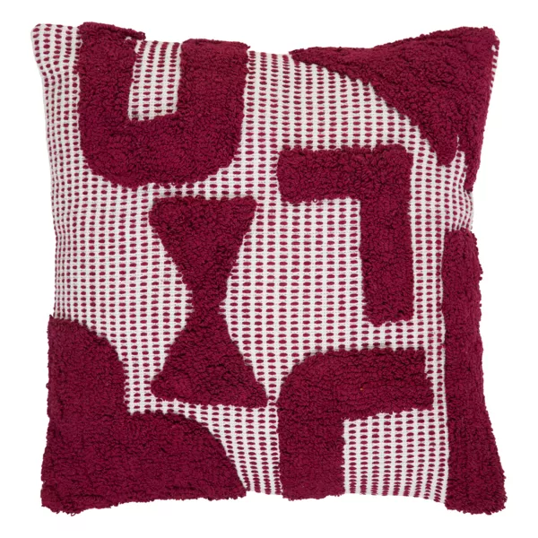 Coussin carré coton (50 x 50 cm) Poppy Violet
