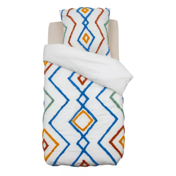 Copripiumino e federa per bambini in cotone (140 x 200 cm) Marrakech Multicolore