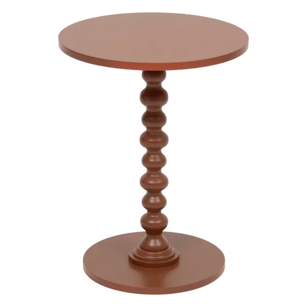 Rundt træ kaffebord (H50 cm) Alix Terracotta