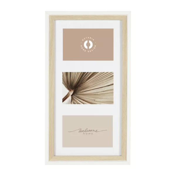 Collage de pared para 3 fotos (24 x 44 cm) Cali Beige