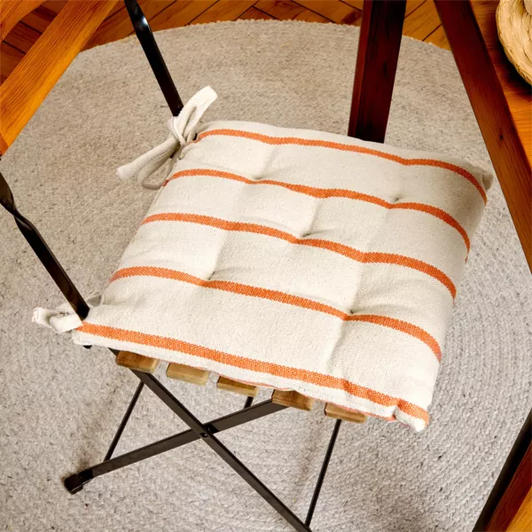 Cojín de silla exterior de tela de algodón (40 x 40 cm) Ocealys Coral