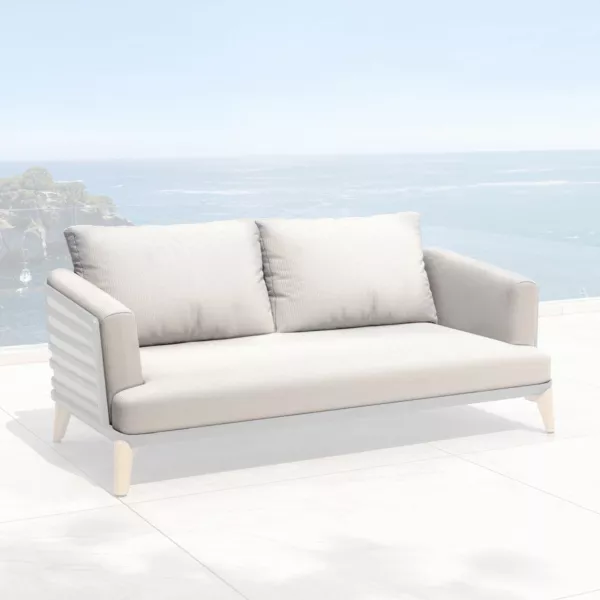 Housses de coussin de remplacement pour Canap� 2 places Monte Carlo Gris clair