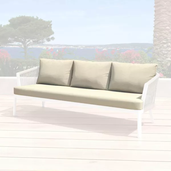 Vervangende kussens voor Bank 3 personen Amalfi Beige