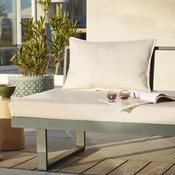 Outdoor Kissenbezug rechteckig (40 x 60 cm) Naia Cremewei