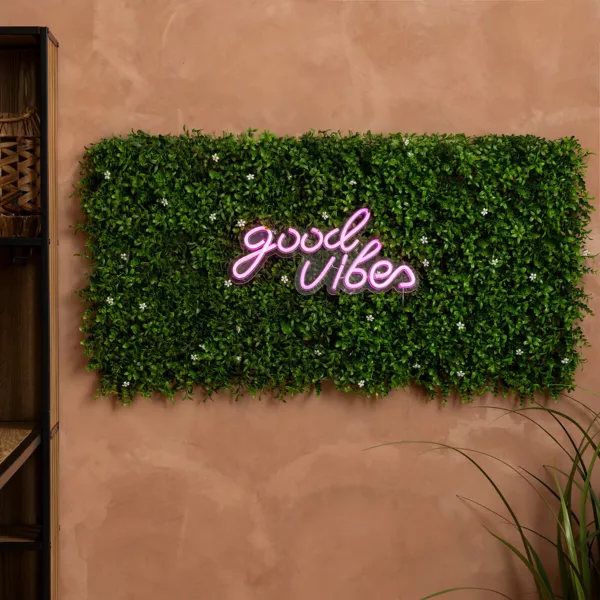 Pannello vegetale quadrato (50 x 50 cm) Izy Verde