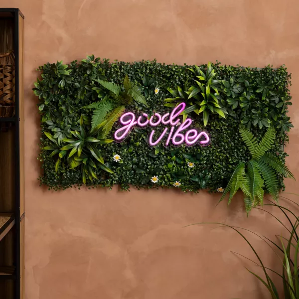 Mur végétal carré (50 x 50 cm) Jungle Vert
