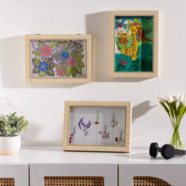 Cornice per disegni murali A4 Tha Beige