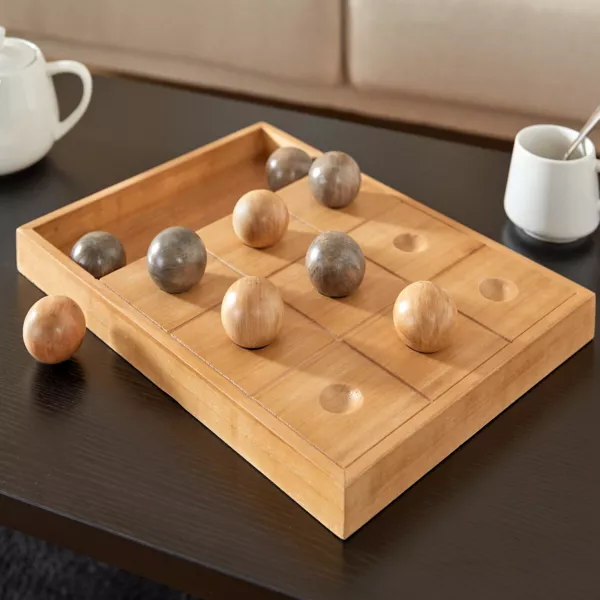 Houten Boter, Kaas en Eieren Spel (40 x 30 cm) Jehan Marron