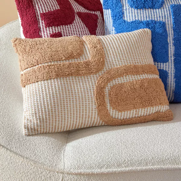 Cojín cuadrado algodón (50 x 50 cm) Poppy Beige