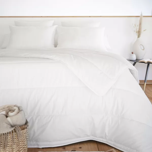 Gematigde katoenen dekbed anti-mijt (200 x 200 cm) Celeste Wit