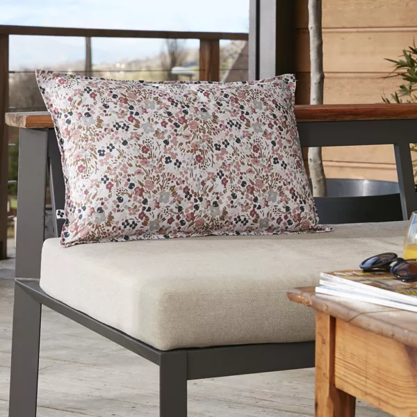 Housse de coussin extérieur rectangulaire (40 x 60 cm) Capucine Beige